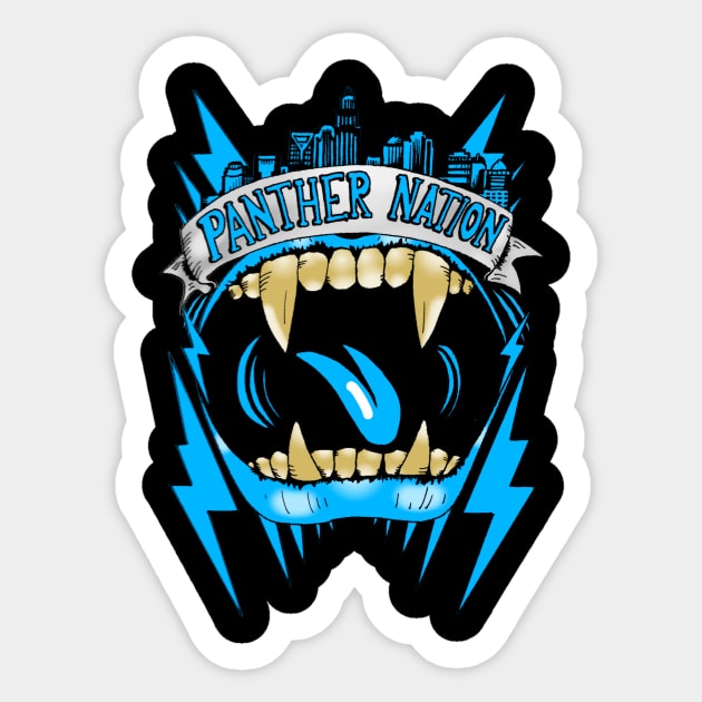 Panther Nation "Pride" Sticker by ThePunkPanther